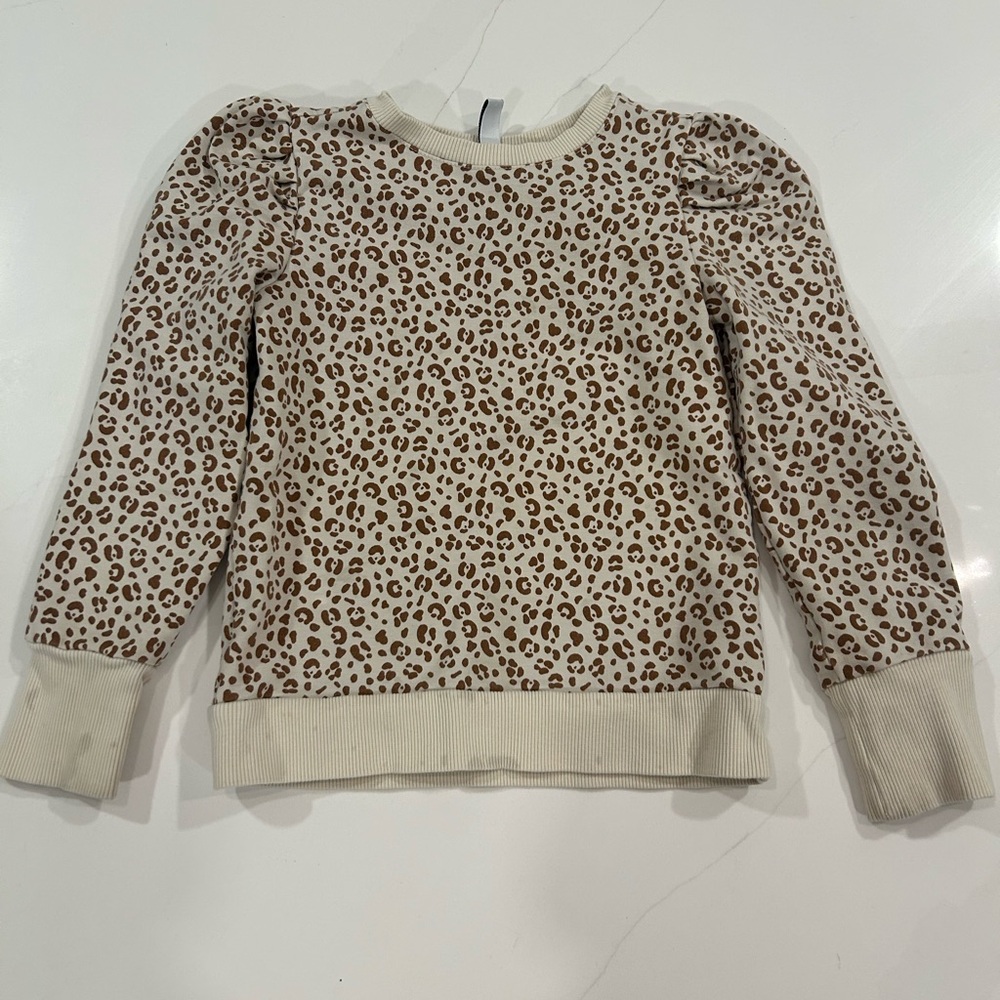 Janie & Jack puff sleeve sweatshirt